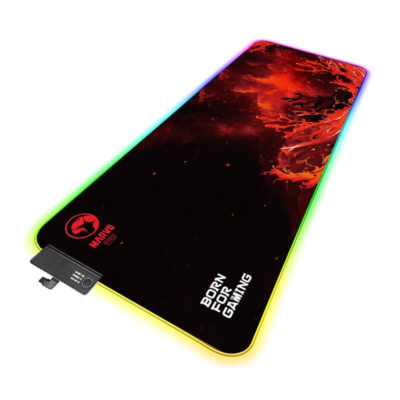 Коврик для мыши MARVO G45 RGB Mousepad с рисунком 80х30,5 см Черный - фото 4