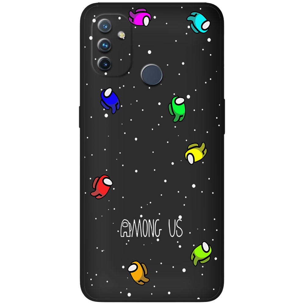Чехол Boxface OnePlus Nord N100 Among Us Invisible Черный силикон (42753-bk76-44165)