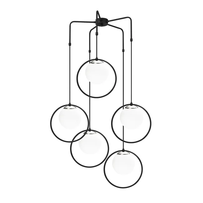 Подвесной светильник Solanum 5 Black (PL-0003609 M/Black) - фото 1 Подвесной светильник Solanum 5 Black (PL-0003609 M/Black) - фото 1