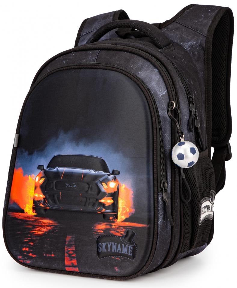 Школьный рюкзак для мальчика Winner One SkyName Огненная машина 1-7 класс 6-13 лет (R1-075)