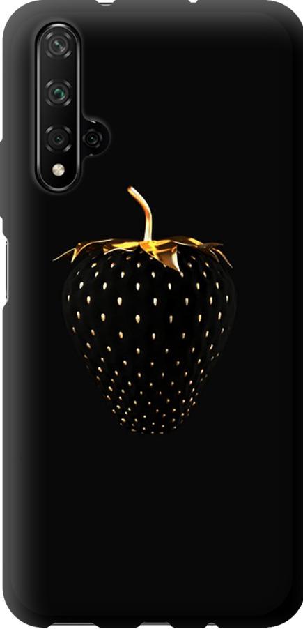Чехол на Huawei Nova 5T Черная клубника (3585b-1833-42517)