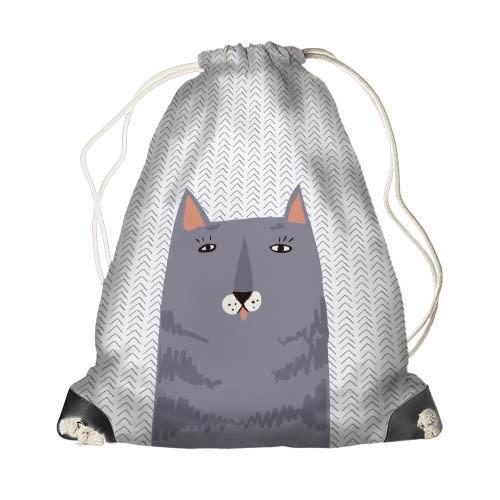 Рюкзак-мешок Presentville MINI Кот Серый (DRM 17M051 SE) Рюкзак-мешок Presentville MINI Кот Серый (DRM 17M051 SE)