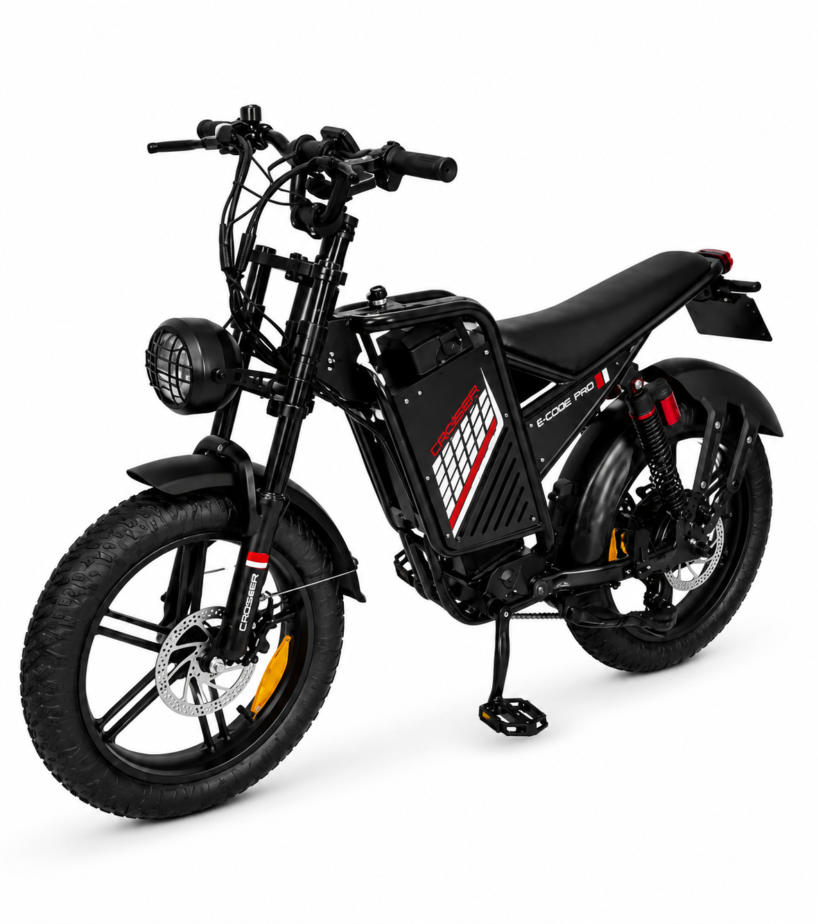 Електровелосипед Crosser E-CODE PRO PLUS 60V 2000W 26Ah Lithium гідравлічні гальма 7 швидкостей 2026
