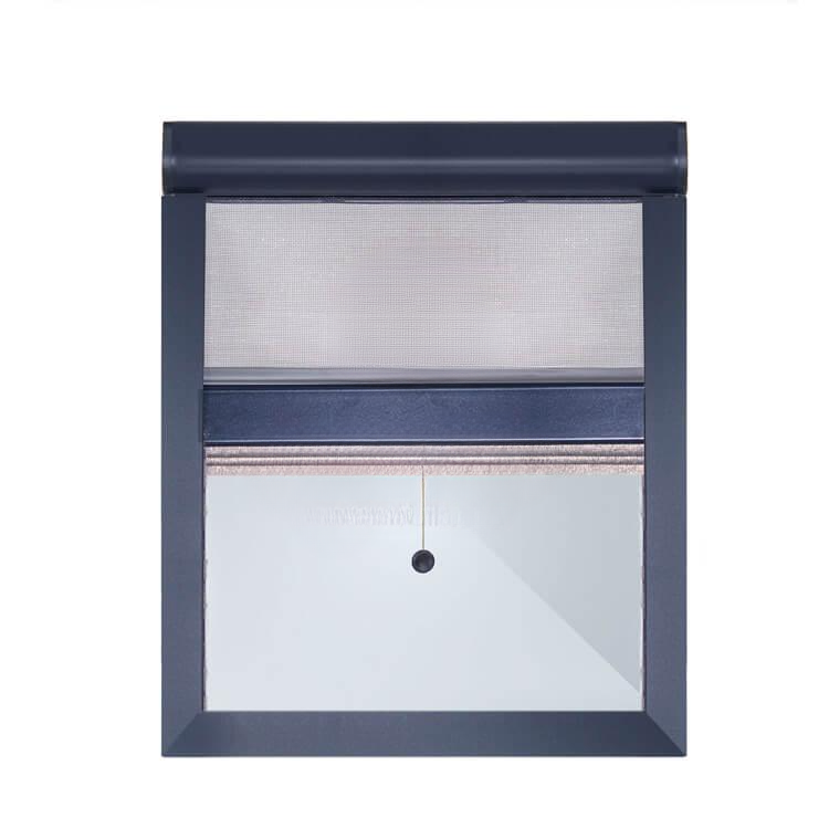 Москитная сетка на мансардное окно Роллетная 150х50 см Антрацитовый