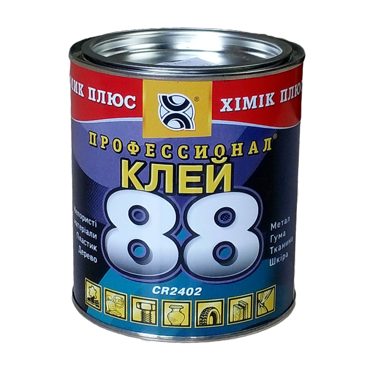 Клей у банці Хімік-Плюс 88 водостійкий універсальний 0,8 л (34379)