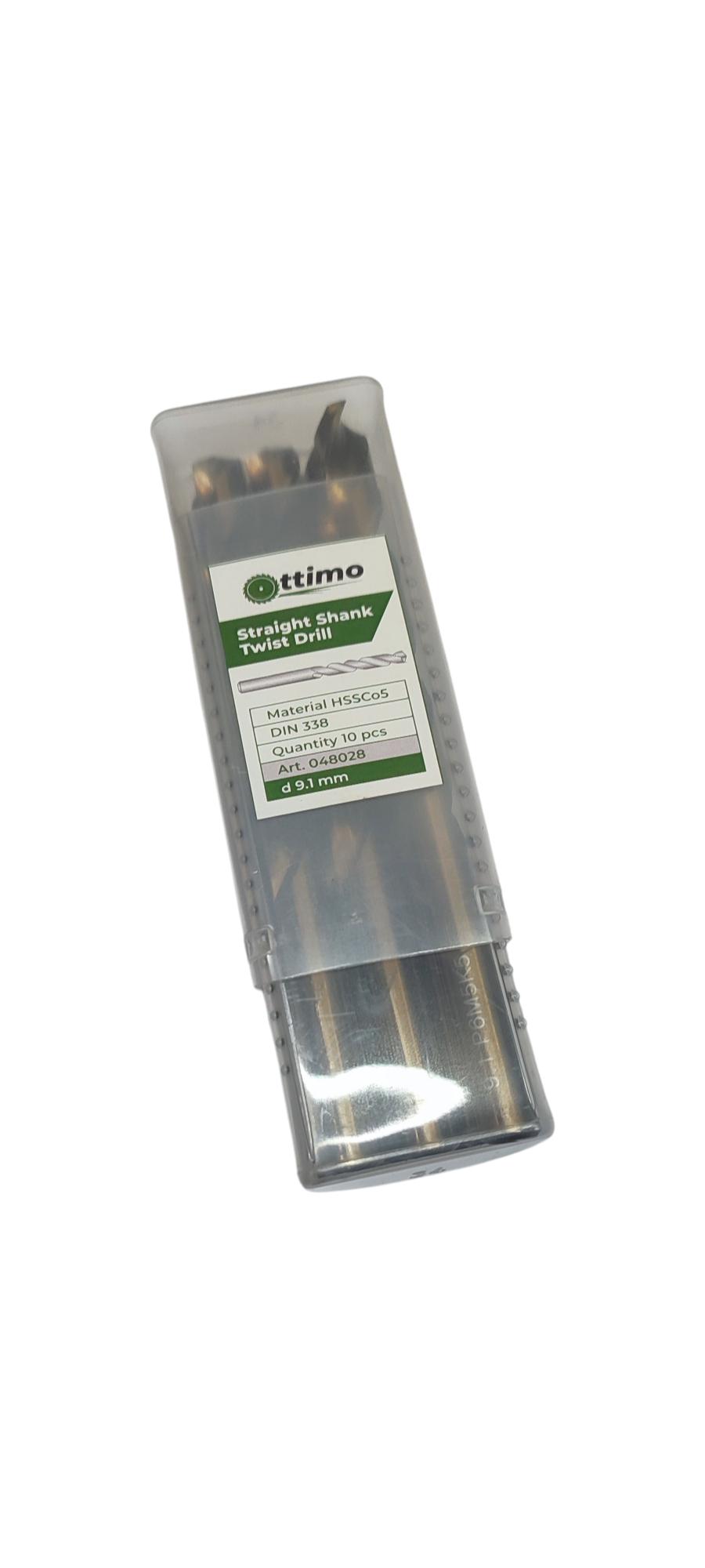 Сверло OTTIMO ц/х ф Р6М5К5 шлифованное А1 9,1 мм (048028) - фото 2