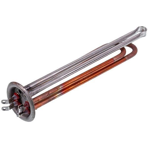 Тэн фланцевый 2000W для бойлера Thermex/медный/фланец 63 мм 2 трубки под датчик/M6 (00000060812)