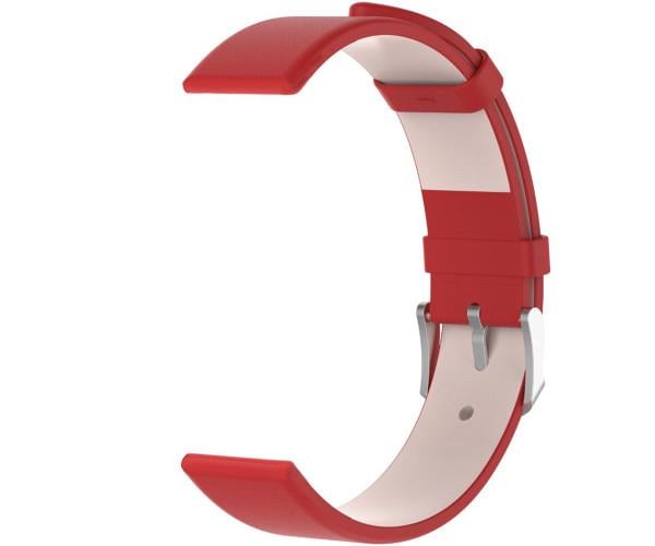 Ремешок кожаный для Garmin Lily 2/2 Active с классической защелкой Красный (49677)