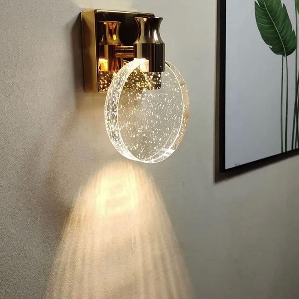 Светильник Line.F WJ 58/1 GD Osaladi в золотом корпусе настенный (2000_3091)