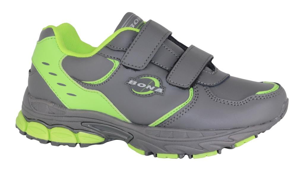 Кроссовки Bona для мальчиков 747 г. 31 Серо-салатовый