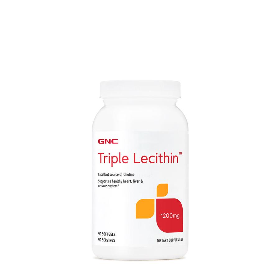 Натуральная добавка GNC Triple Lecithin 1200 мг 90 капс. (6746)