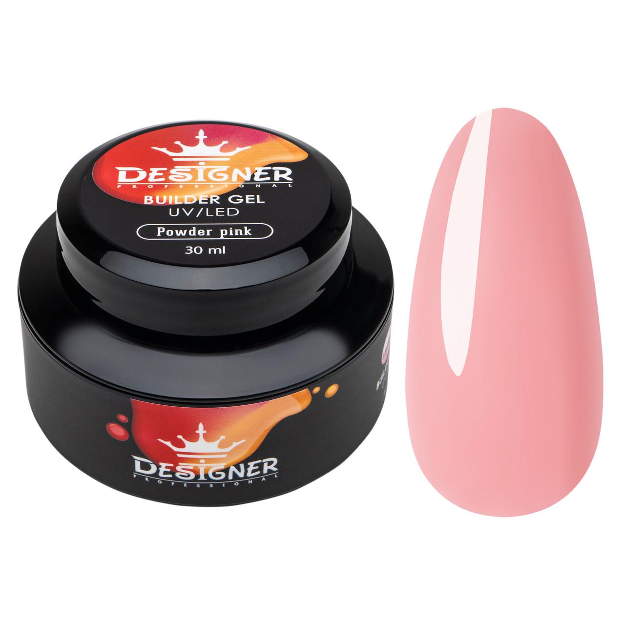 Моделирующий гель Strong Builder Gel Дизайнер для наращивания и укрепления ногтей 30 мл Powder Pink B03