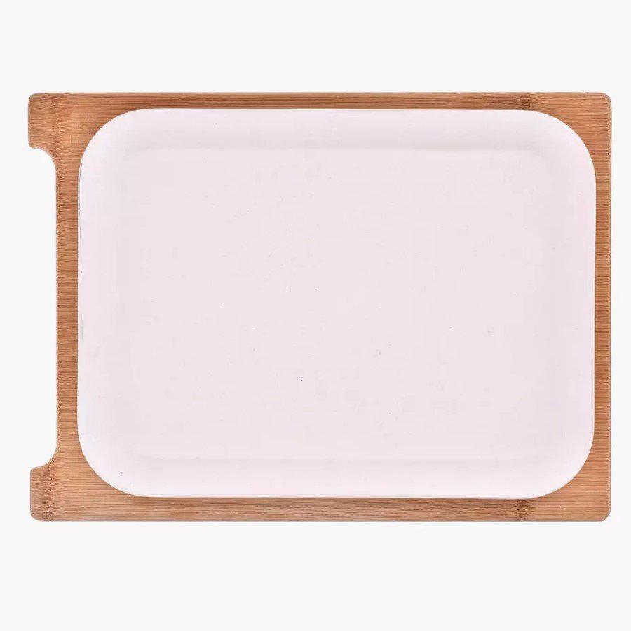 Дошка обробна з тацею DUKA DAGLIG 32х28 см Дерево (1216777) - фото 2 Дошка обробна з тацею DUKA DAGLIG 32х28 см Дерево (1216777) - фото 2