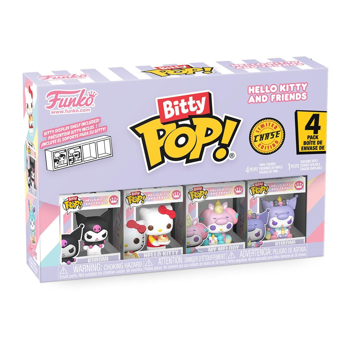 Набір ігрових фігурок BITTY POP! Sanrio Куромі 4 фігурки (85715)