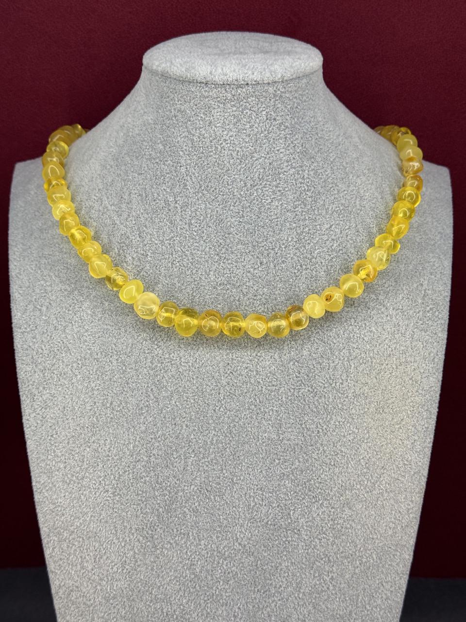 Бусы из янтаря лечебные 50 см (н-701)