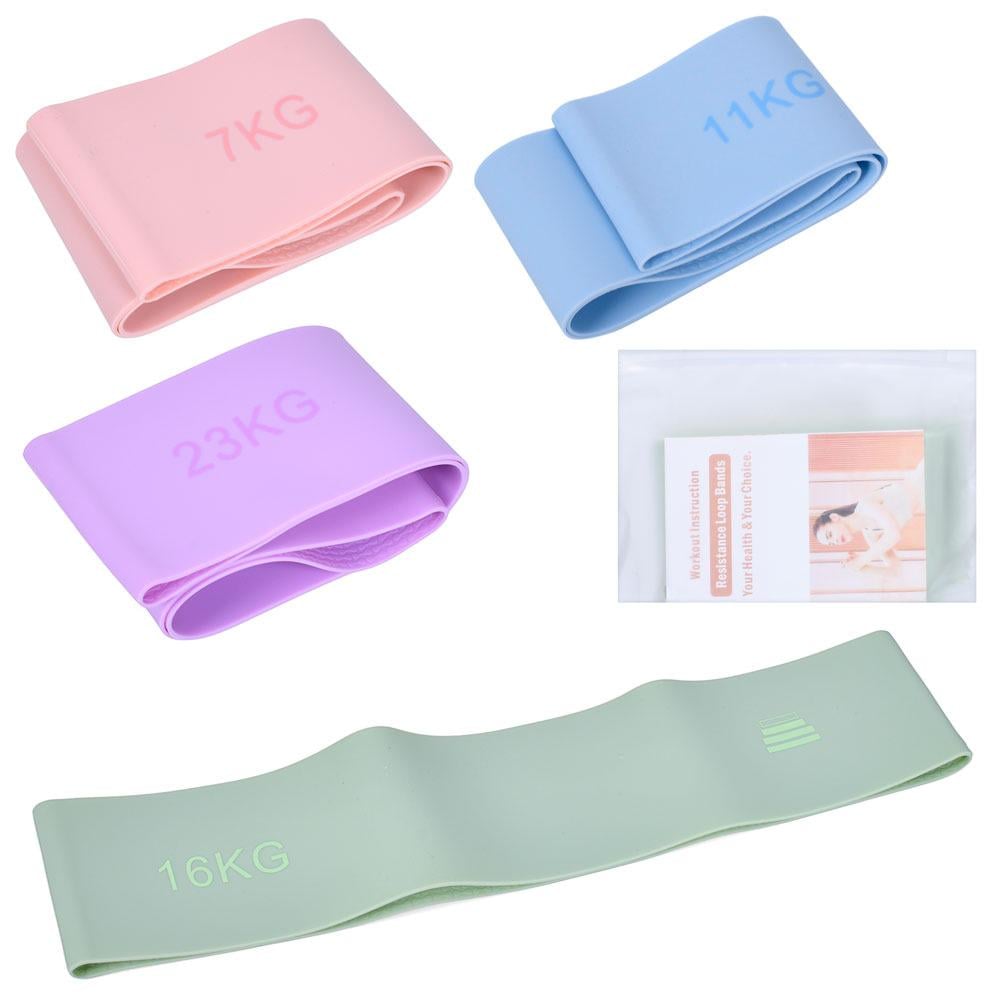 Набор фитнес-резинок MS 4190 силикон 7–23 кг 4 шт. в пакете