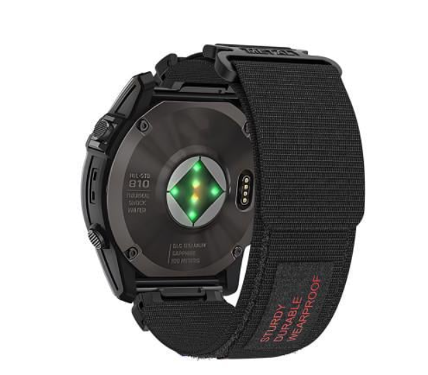 Ремешок Nylon Loop для смарт-часов Garmin Forerunner 745/955 22 мм Черный