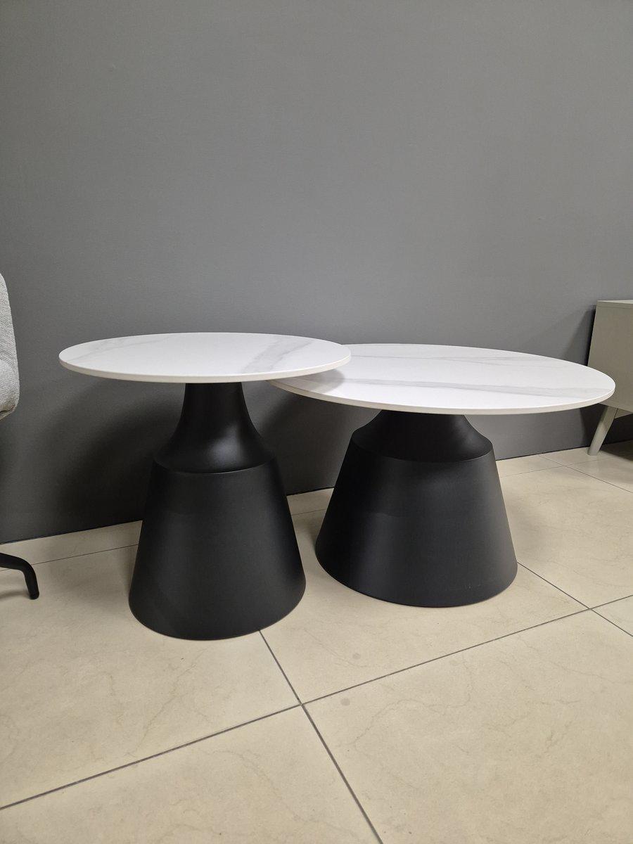 Стіл журнальний круглий NEBRASKA Білий Глянець/Чорний (NEBRASKA) - фото 4