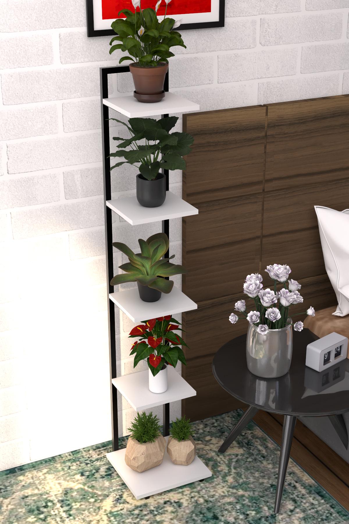 Підставка для квітів EcoLoft Лофт Ліма DSP-1218 Білий (26767110)