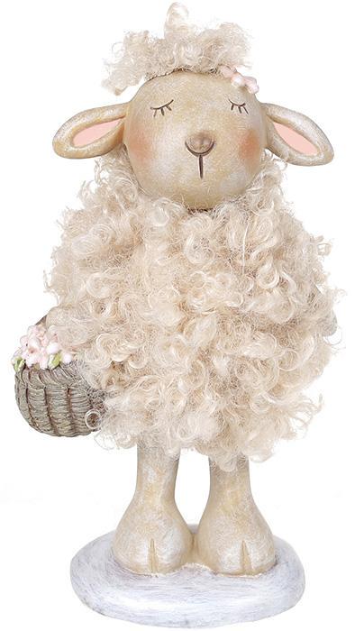 Статуэтка Овца Тереза 9,5х6х16,5 см Кремовая Статуэтка Овца Тереза 9,5х6х16,5 см Кремовая