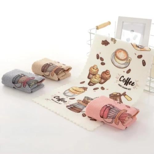 Набір рушників для кухні SUNROZ Круасан мікрофібра 35x70 см 4 шт. (LR-270)