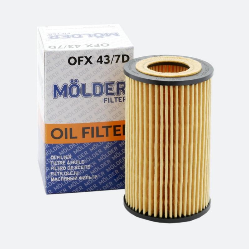 Фильтр масляный Molder аналог WL7009/OX153/7DE/HU7185X