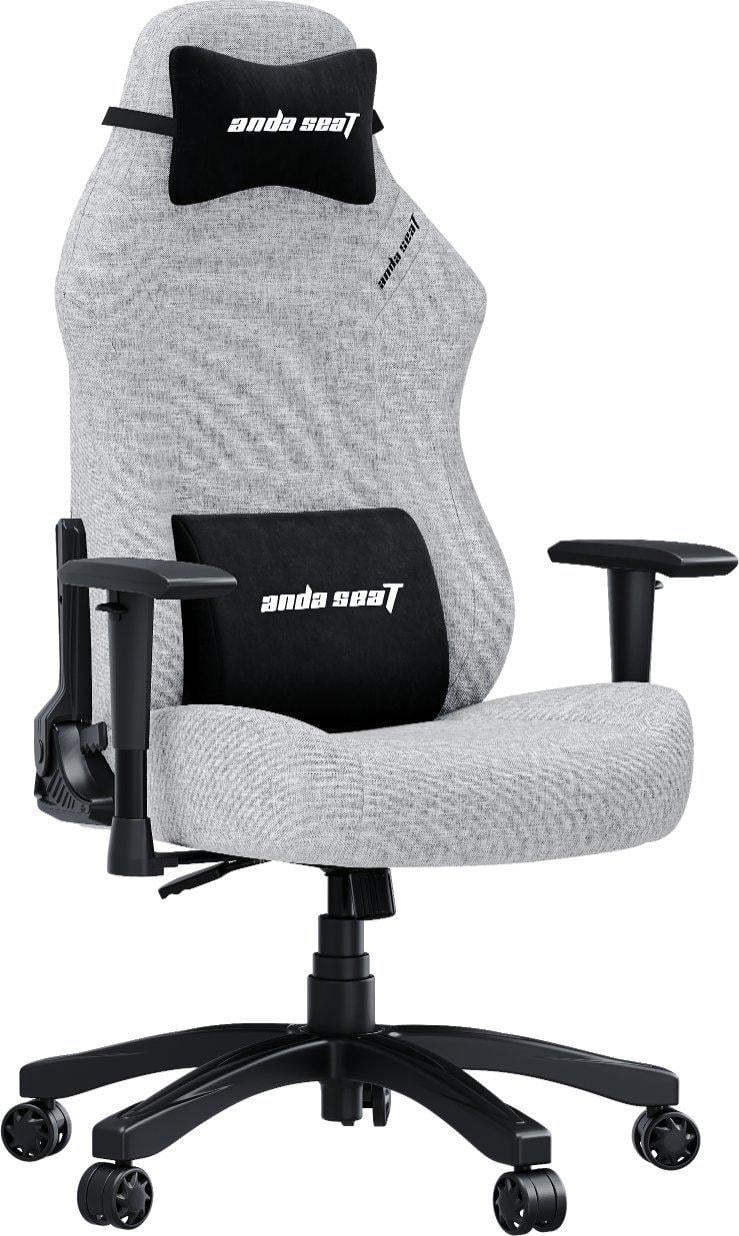 Крісло комп'ютерне для геймера Anda Seat Luna L Grey Fabric (AD18-44-G-F) - фото 4 Крісло комп'ютерне для геймера Anda Seat Luna L Grey Fabric (AD18-44-G-F) - фото 4