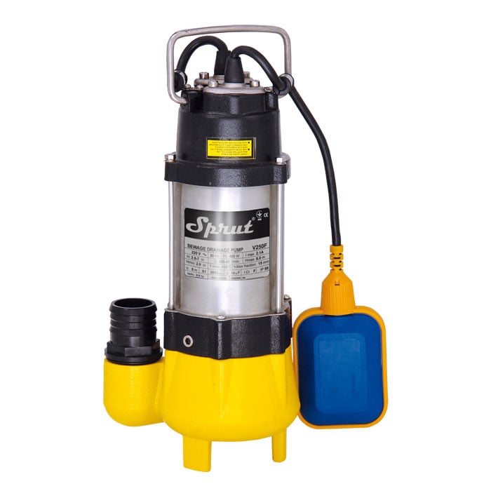 Насос дренажно-фекальний Sprut V250F Насос дренажно-фекальний Sprut V250F