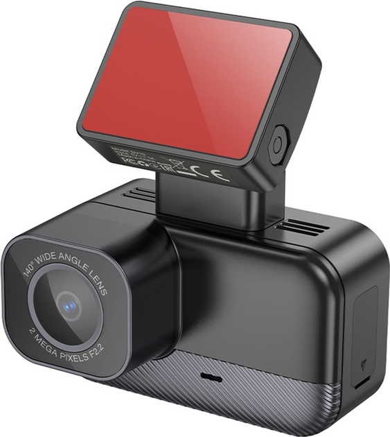 Видеорегистратор Hoco WI-FI DV10 720P/30fps с дисплеем 140° 128GB Черный - фото 5
