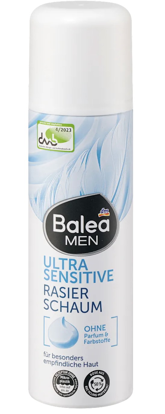 Піна для гоління Balea Ultra Sensitive 300 мл (4067796065886)