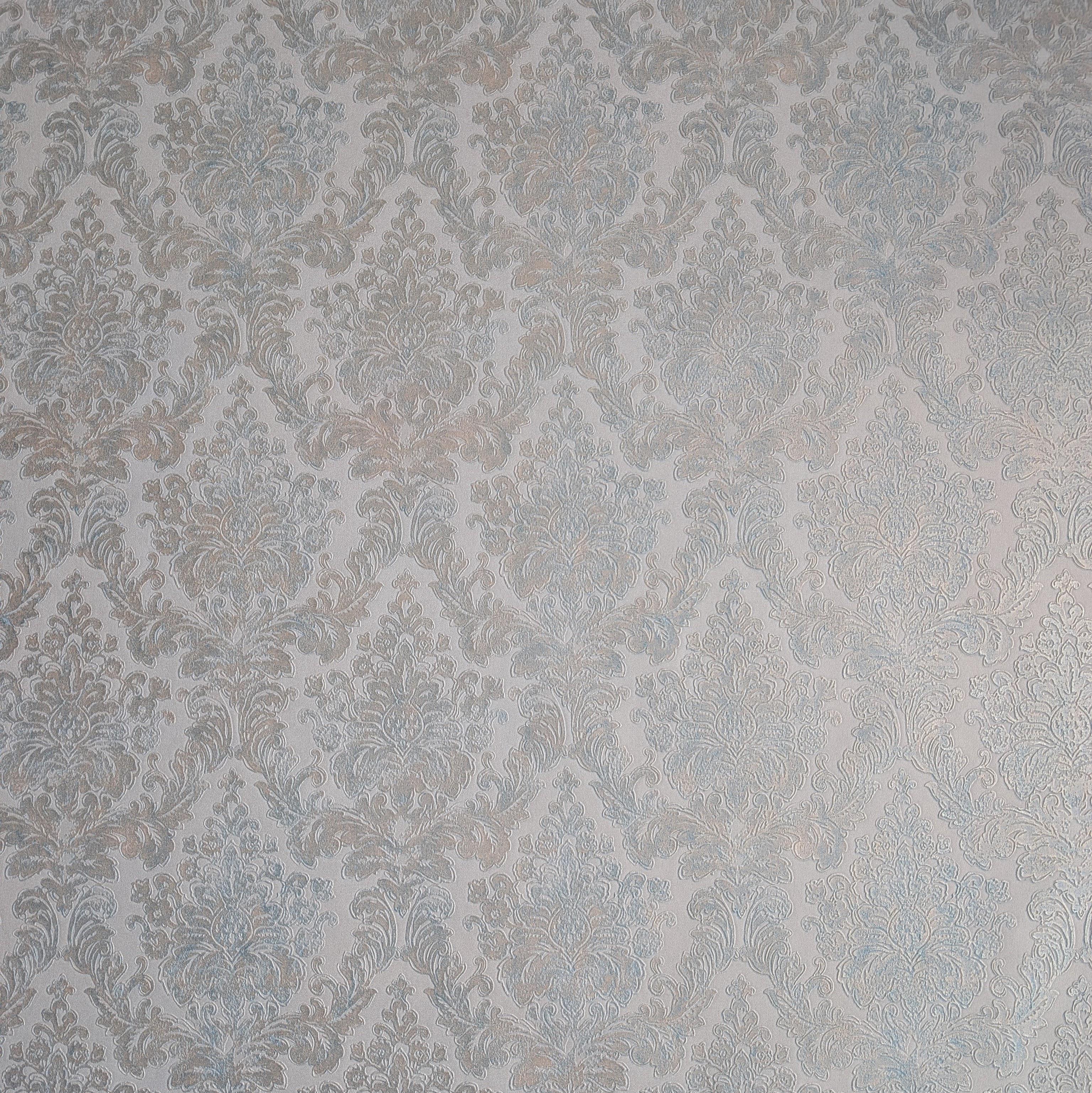 Шпалери вінілові на флізеліновій основі Limonta Bottega D'arte 02D13 Медальйон 1 м Бірюзовий