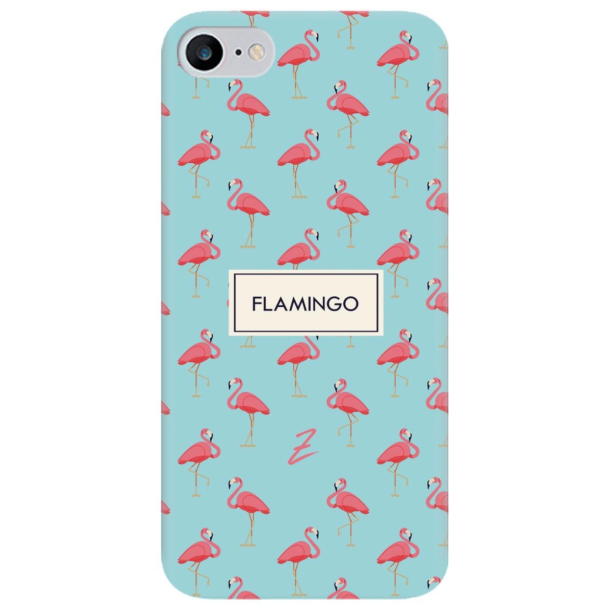 Силиконовый чехол Zorrov для Apple iPhone SE 2020 - Pink Flamingo (14090040086087422)