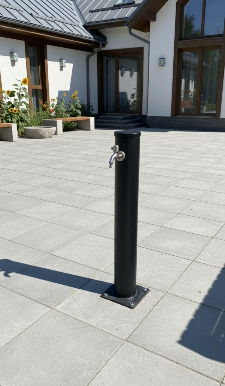 Садова колонка кругла Ø 89 мм для підключення до системи водопостачання 900 мм (2764217003)