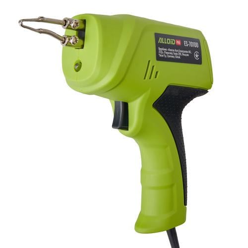 Паяльник электрический Alloid Pro импульсный с аксессуарами 100 Вт.