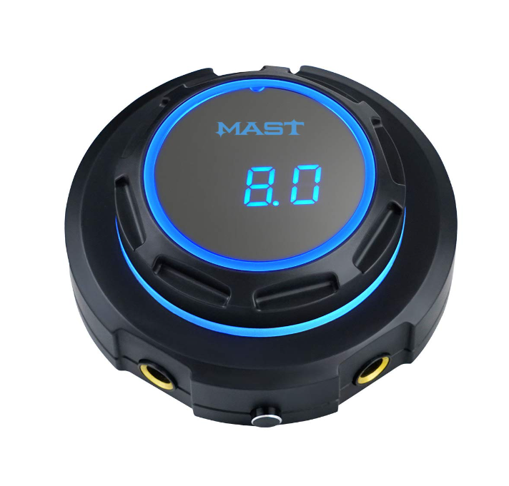 Блок питания для тату-машинок MAST HALO с функцией кик-старт Черный (KG-11740)