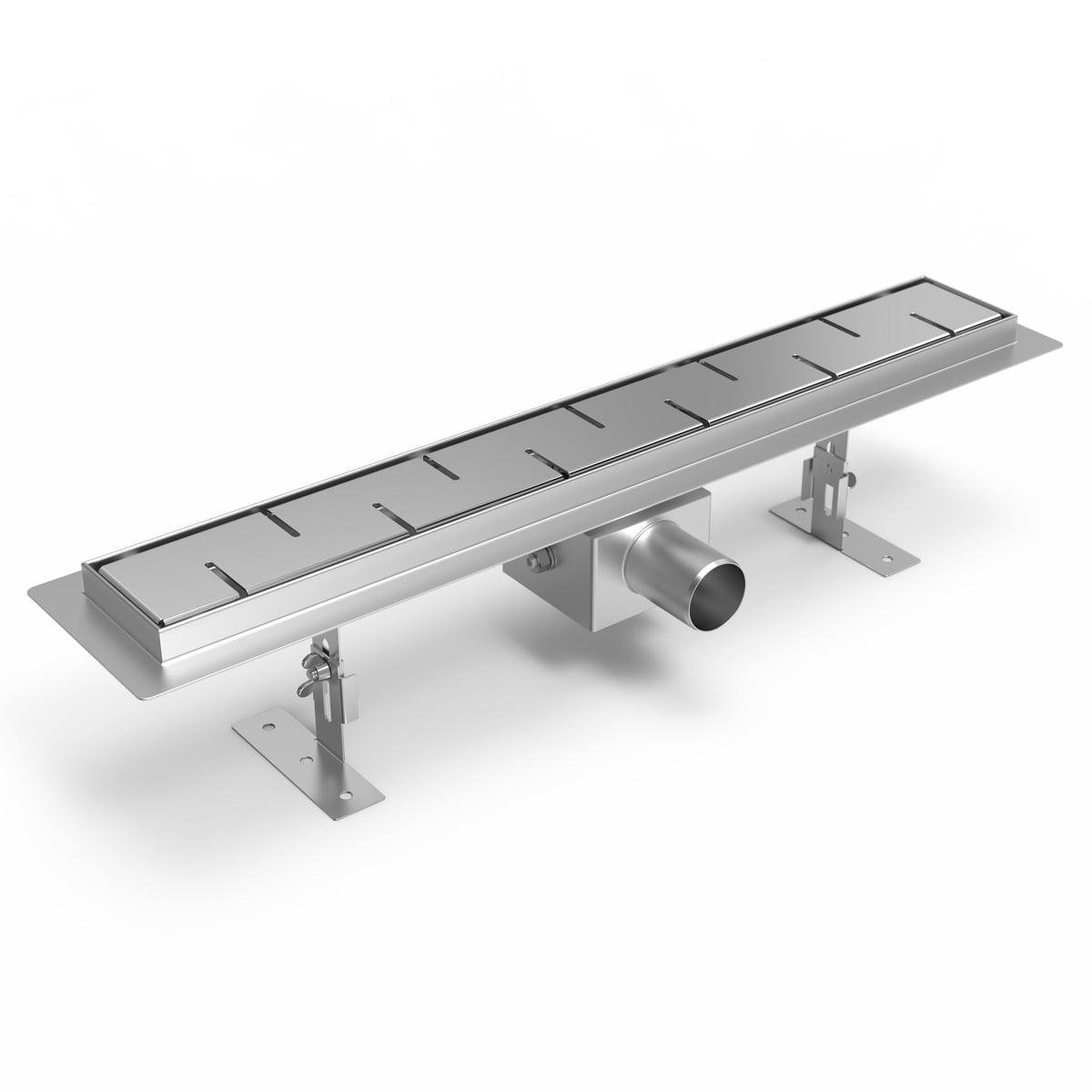 Трап для душа Laris Piano из нержавеющей стали 550 мм Хром (147-127-78000022)