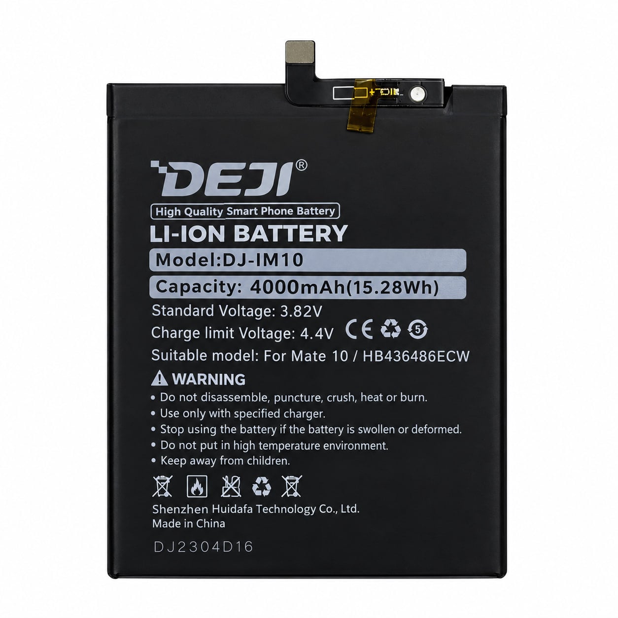 Аккумуляторная батарея Deji для Huawei P20/P20 Pro/HB396285EBW 3400 mAh (000568648)