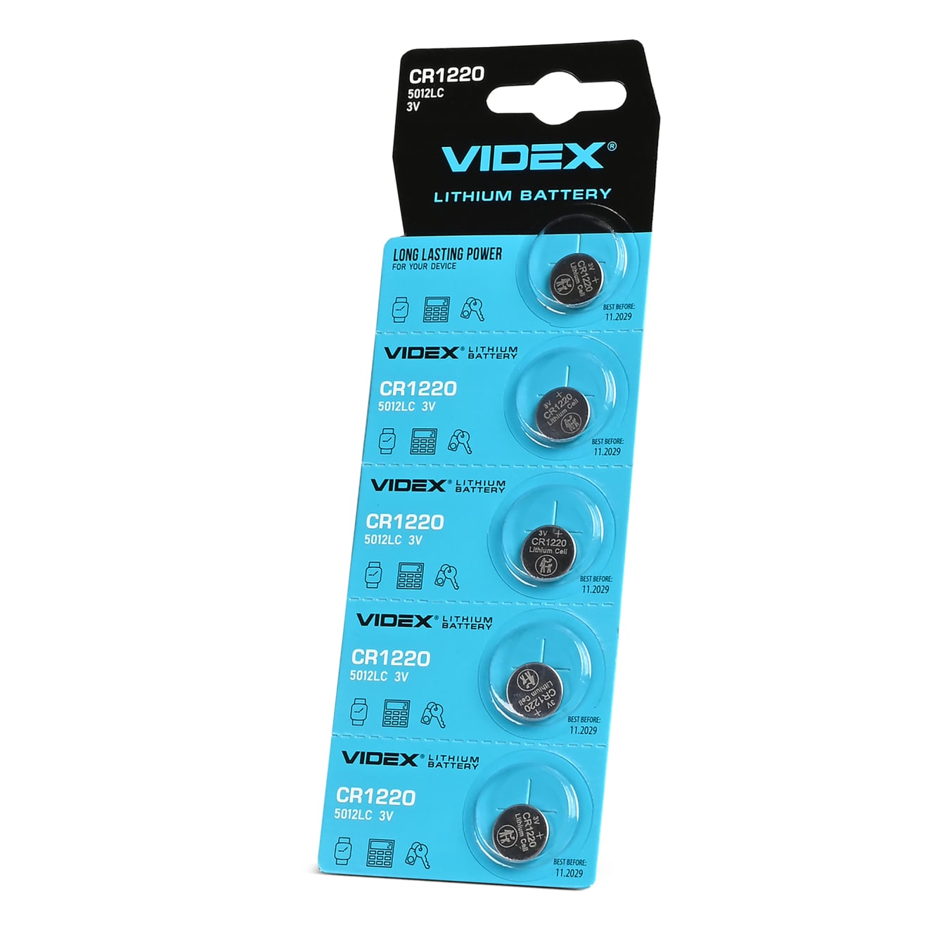 Батарейка литиевая Videx CR1220 (23429/CR1220)