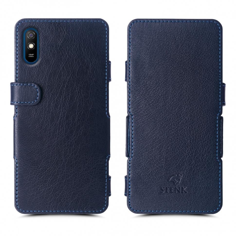 Чехол книжка Stenk Prime для Xiaomi Redmi 9A Синий (68772)