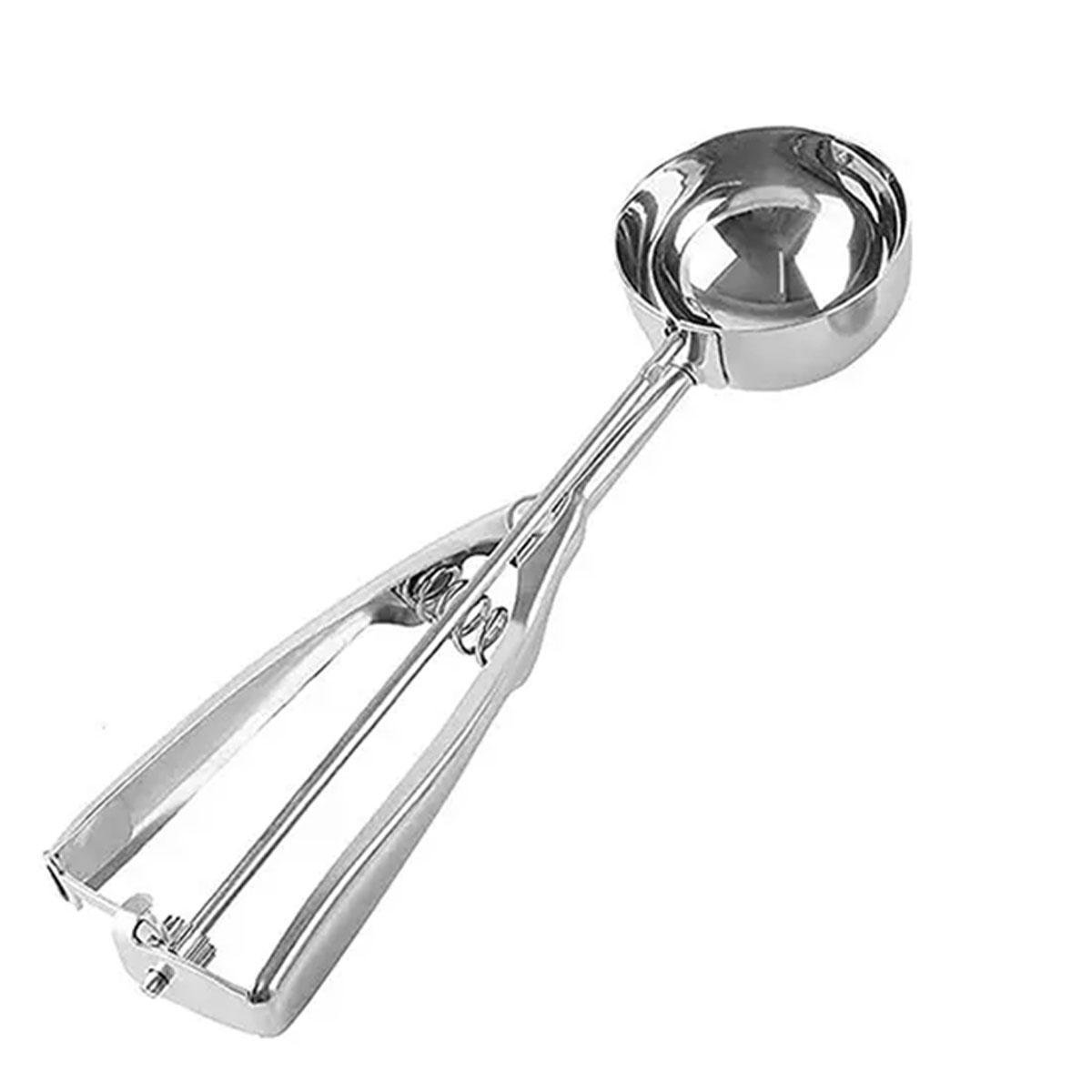 Ложка круглая для мороженого из нержавеющей стали 7,2х23 см - фото 1