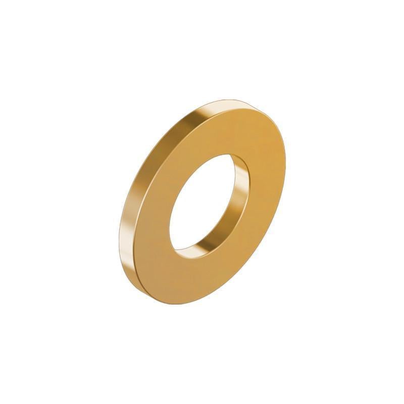 Шайба плоская Metalvis М4 DIN125 латунь ⌀ 9 мм х 0,8 мм 1000 шт. (L7000000L700400000)