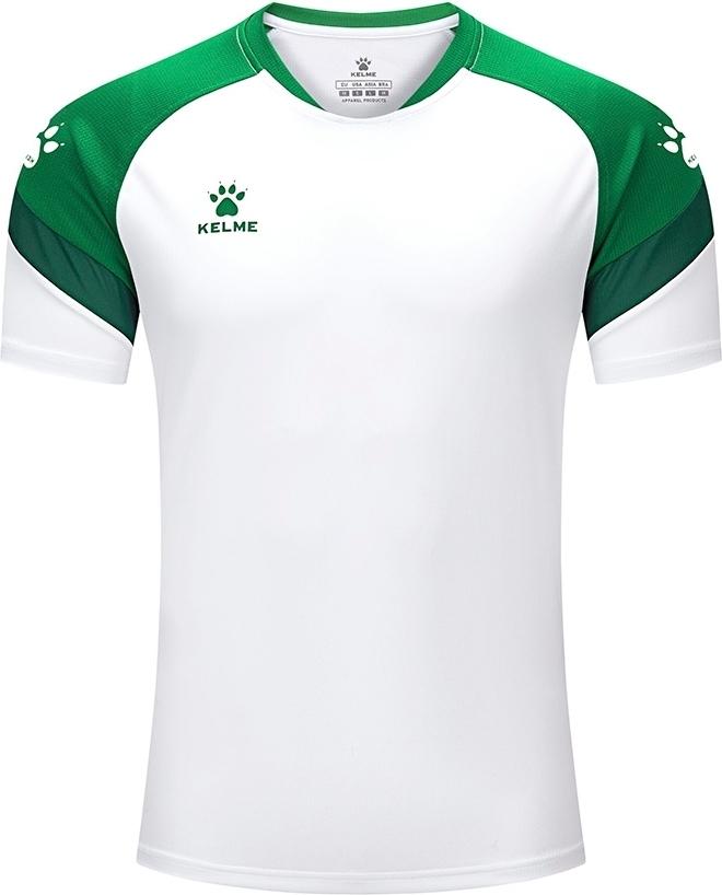 Футболка KELME BRAVO XL Бело-зеленый (7351TX1092.9105)