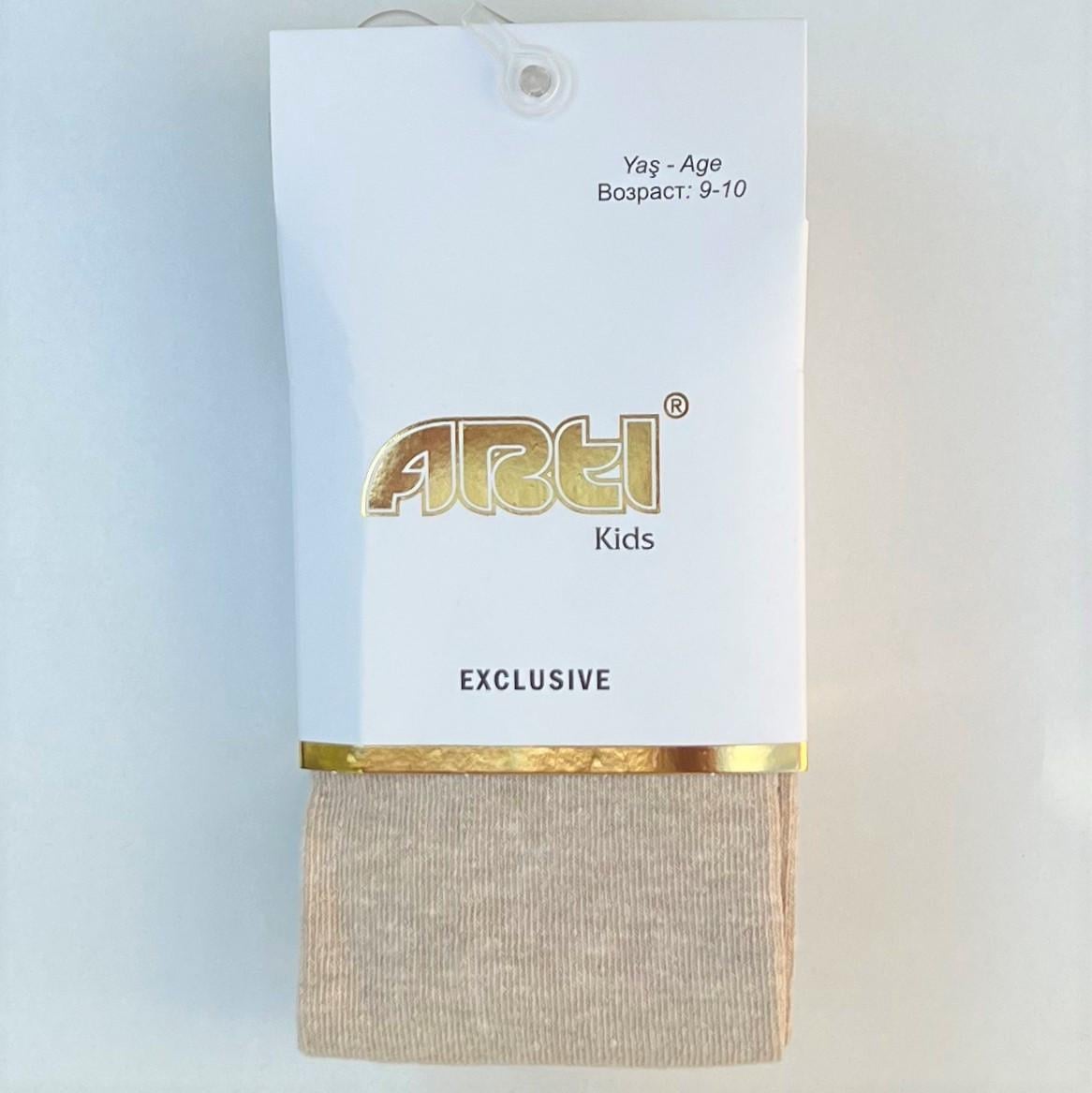 Колготки детские хлопковые ARTI Exclusive меланж 80-92 см Бежевый (340017)