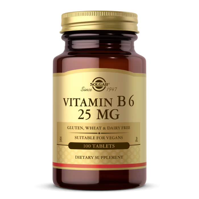 Пиридоксин B-6 Solgar Vitamin B6 25мг 100 табл. (SOL-03082)