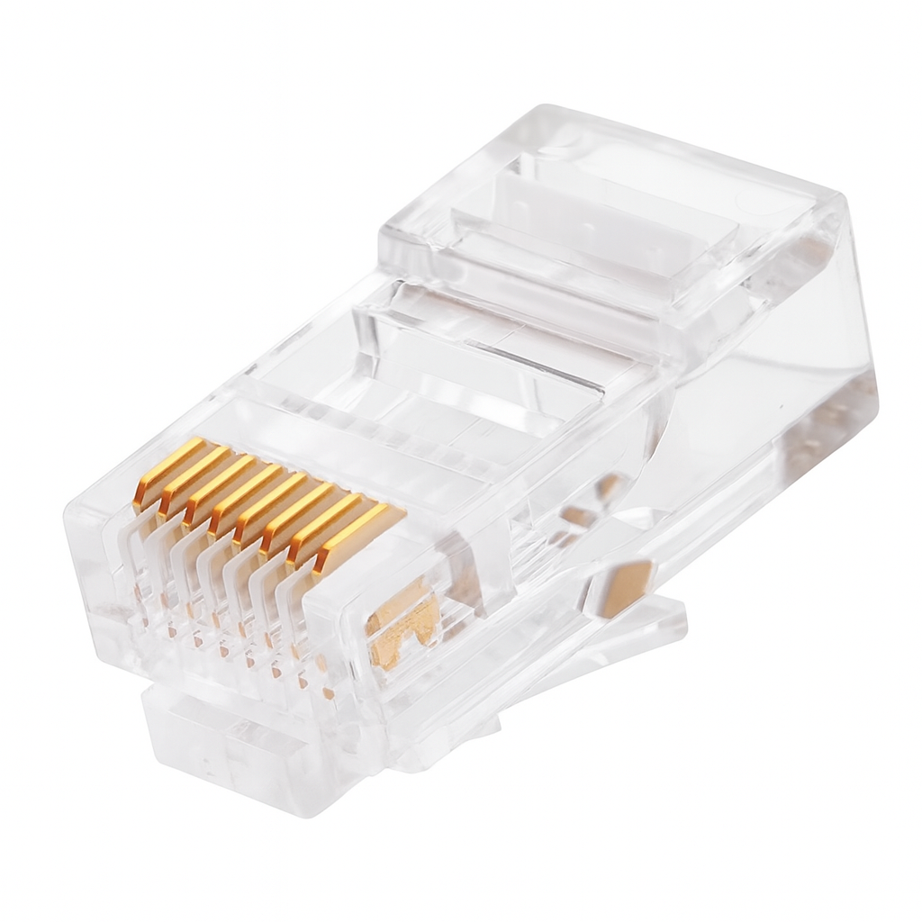 Набор коннекторов RJ45 8P8C для кабелей Cat5/Cat5e/Cat6 100 шт. (504724)