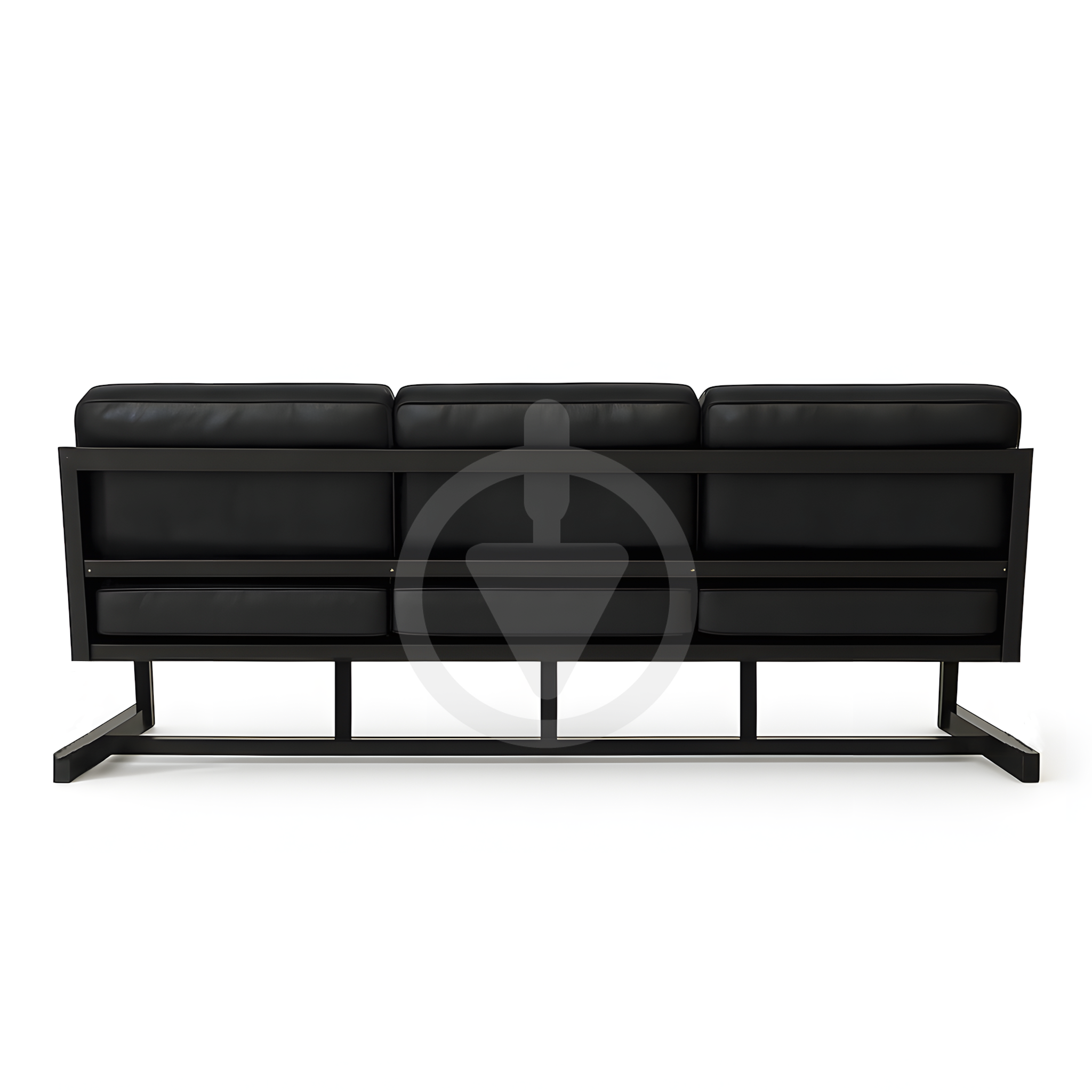 Диван металлический AVVS Атлас с подлокотниками лофт экокожа 206 см Черный - фото 3 Диван металлический AVVS Атлас с подлокотниками лофт экокожа 206 см Черный - фото 3