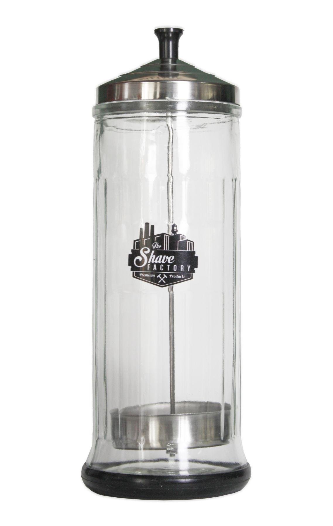Колба для дезинфекции инструментов The Shave Factory Disinfection Jar 1000 мл (608938962553) Колба для дезинфекции инструментов The Shave Factory Disinfection Jar 1000 мл (608938962553)