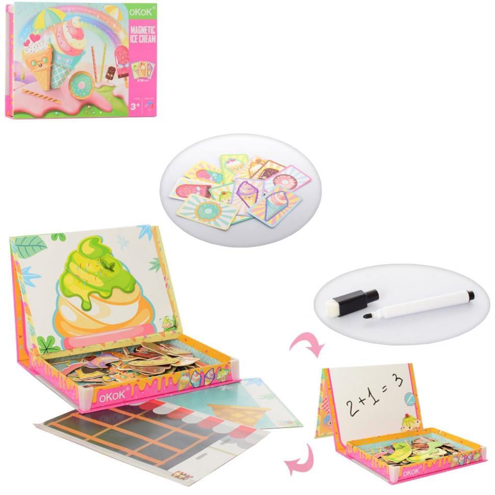 Іграшка-пазл дерев'яна магнітна MD 2815 Солодощі (RLT19580s23802) - фото 2 Іграшка-пазл дерев'яна магнітна MD 2815 Солодощі (RLT19580s23802) - фото 2