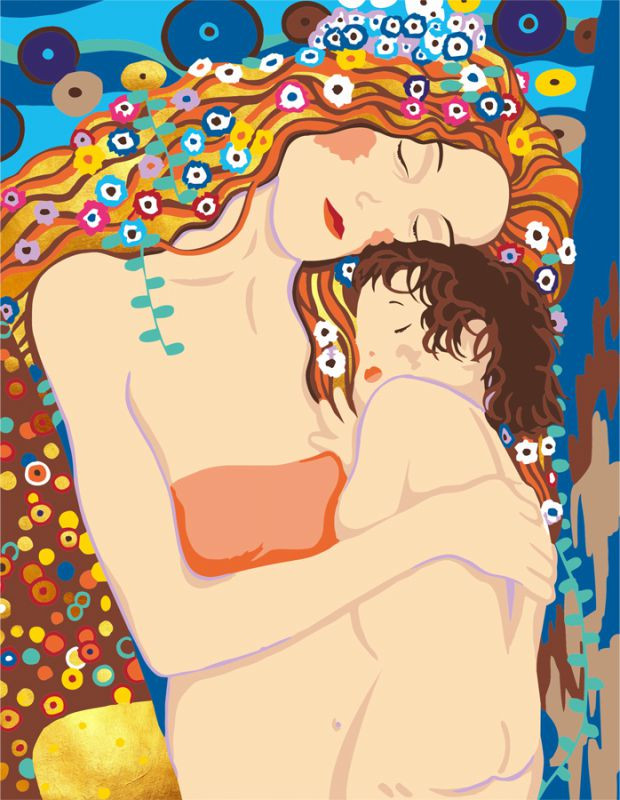 Картина по номерам Rosa Любовь матери 35х45 см (N00013082)