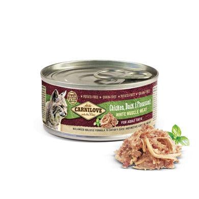 Влажный корм для кошек Carnilove Chicken/Duck & Pheasant 100 г Курица/утка/фазан